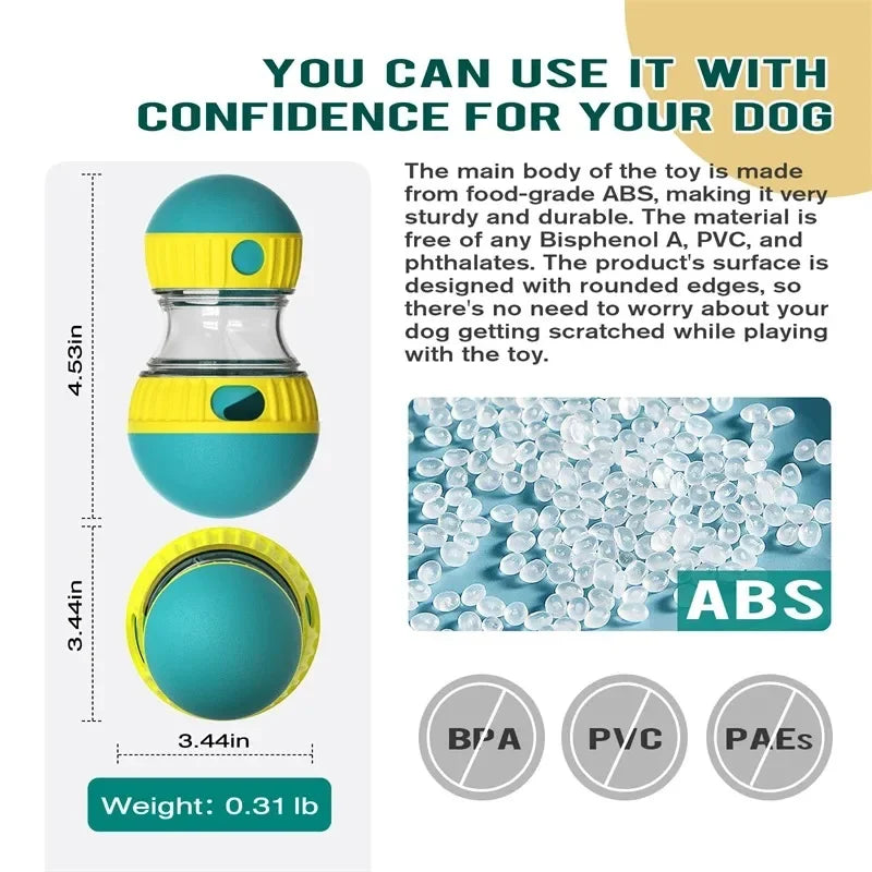 Kong per cani ellittico con dispenser interattivo