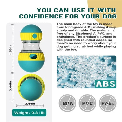 Kong per cani ellittico con dispenser interattivo