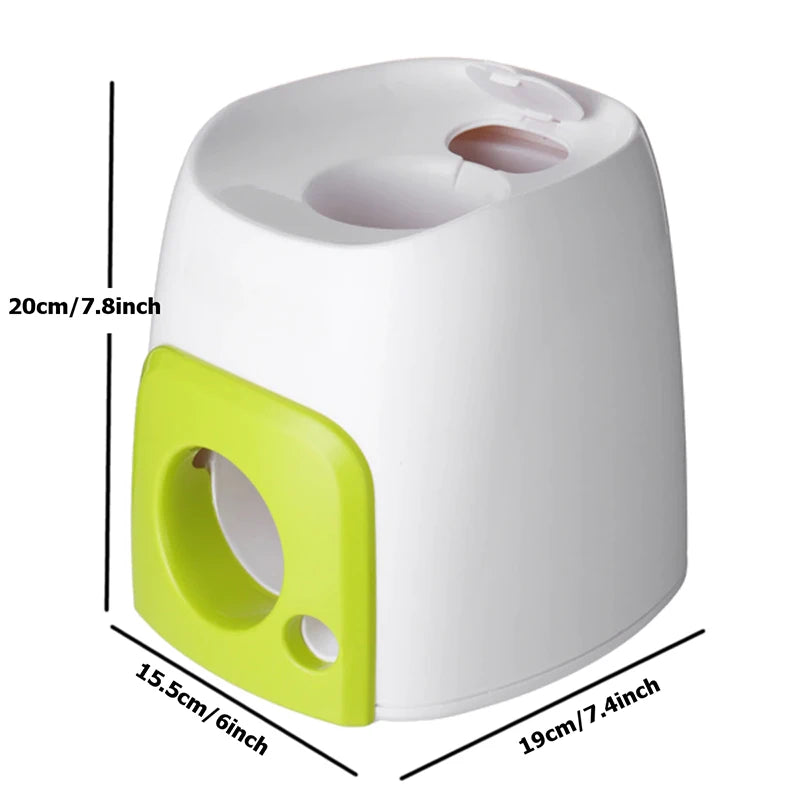 Interactive Fetch Ball Tennis Launcher Dog Pet Toys Automatic Food Throwing Machine Pet Ball Throw Device Emissione di Emissione con Baseballgreen