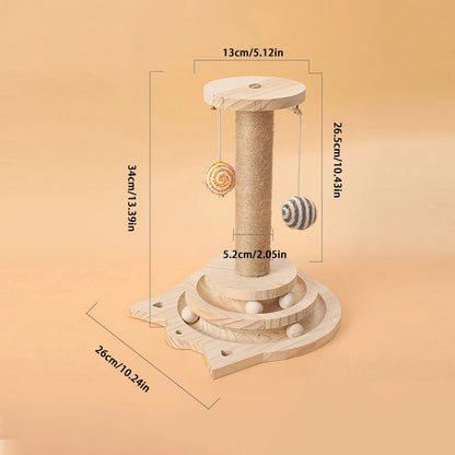 Gioco interattivo per gatti con pallone per intrattenerli con gli esercizi