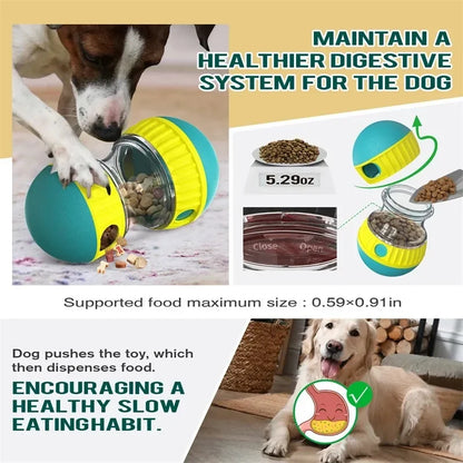 Kong per cani ellittico con dispenser interattivo
